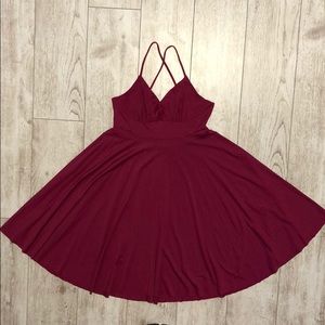 Kopa strap dress purple pink mini size S